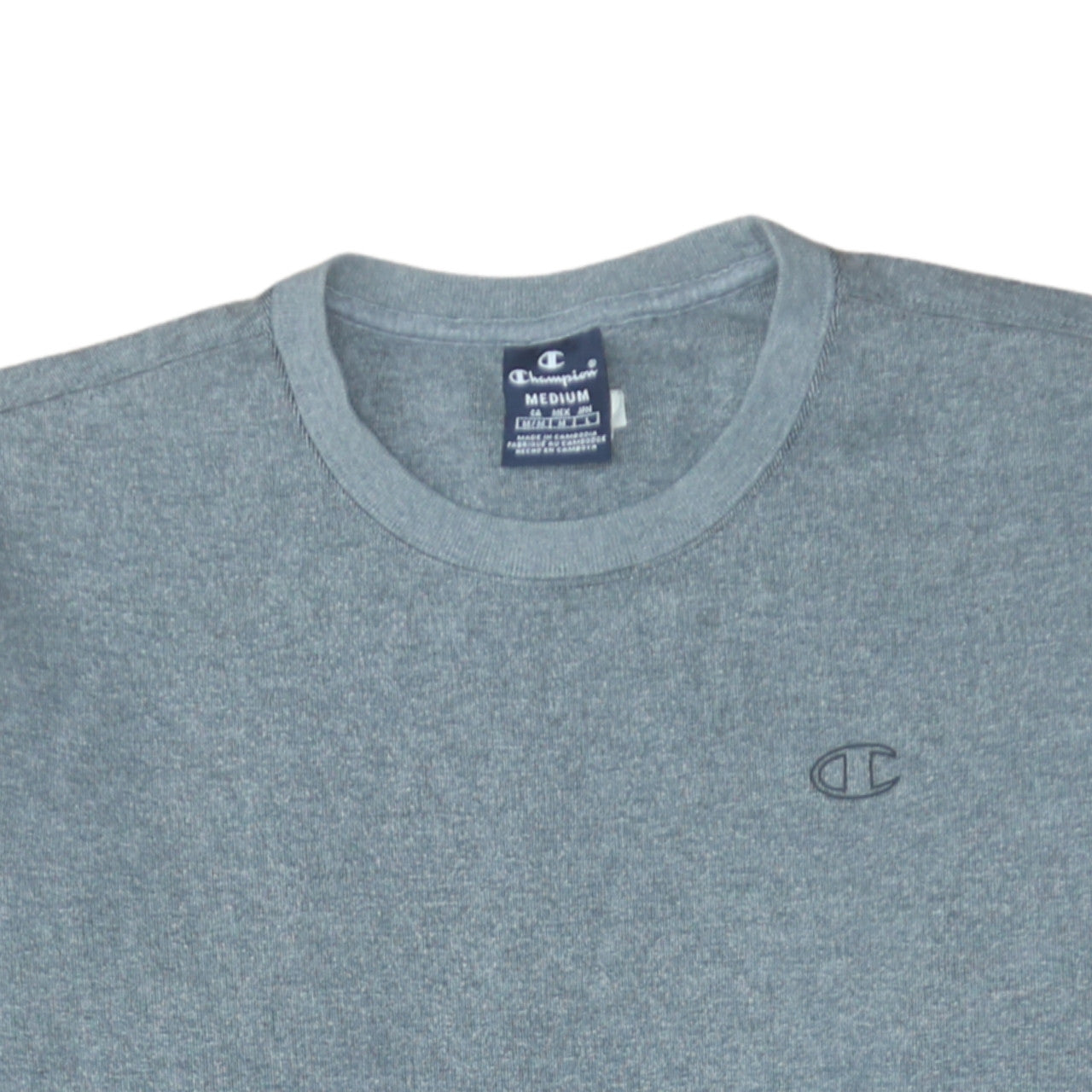 Champion Men's Grey Medium Crew Neck Pullover Sweatshirt