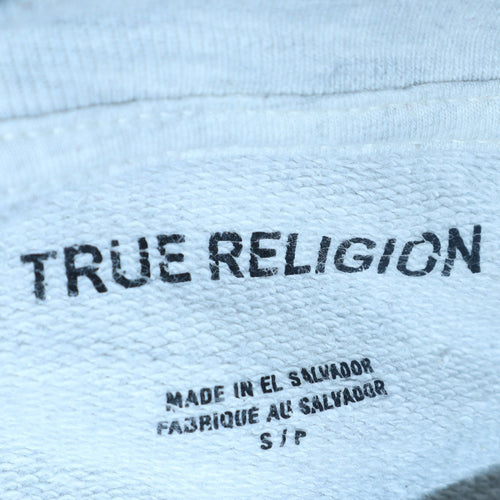 True Religion Men's Grey Heart Graphic Cotton T-Shirt Size S
