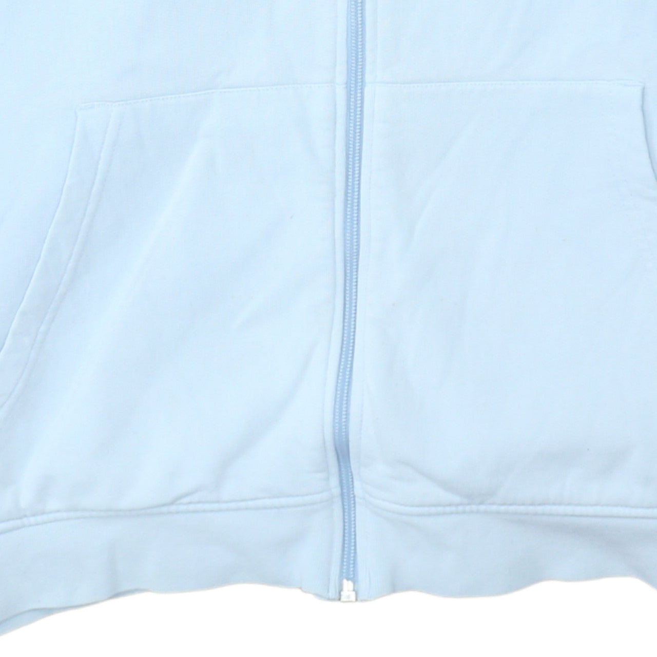 Adidas Teens Blue Full Zip Hoodie Size 10-11 Fleece Sportswear