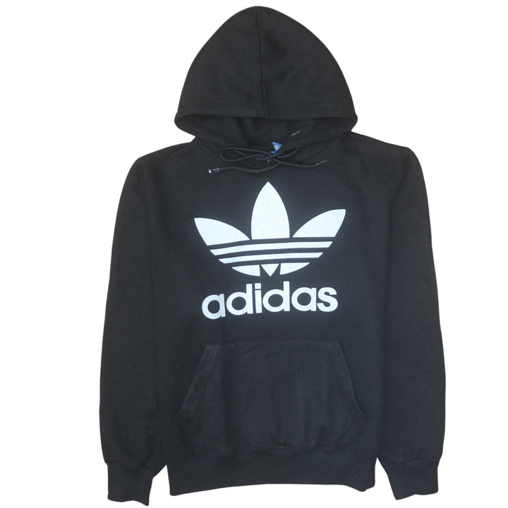 Adidas Mens Black Pullover Hoodie M Graphic Sportswear
