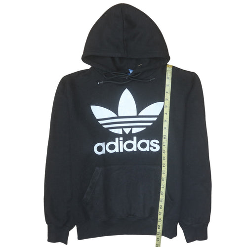 Adidas Mens Black Pullover Hoodie M Graphic Sportswear