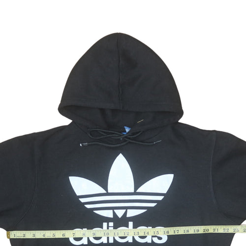 Adidas Mens Black Pullover Hoodie M Graphic Sportswear