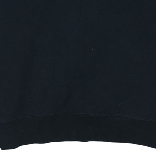 Nike Women Black Gold Logo Pullover Hoodie XS