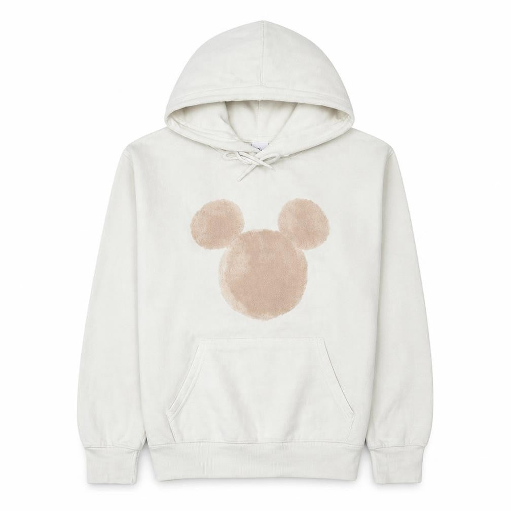 Disney Women Ivory Pullover Hoodie XS Mickey Design Primark Cares