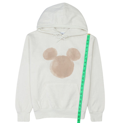 Disney Women Ivory Pullover Hoodie XS Mickey Design Primark Cares