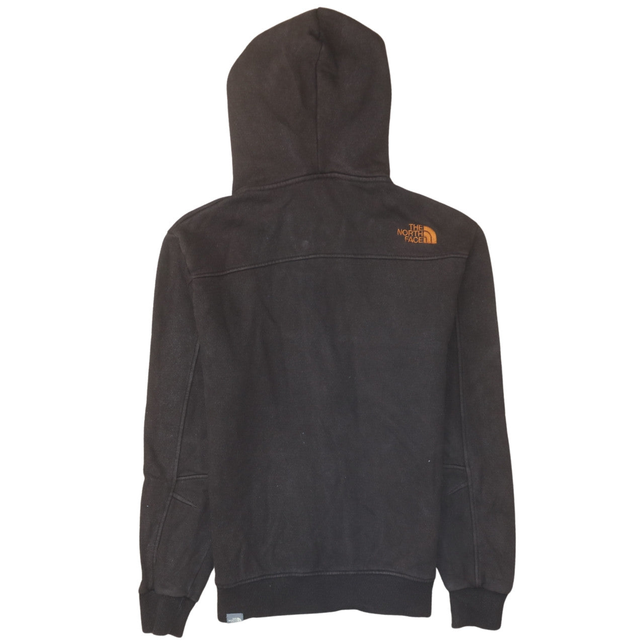 The North Face Men Brown Full Zip Hoodie M Cotton Fleece Outdoor