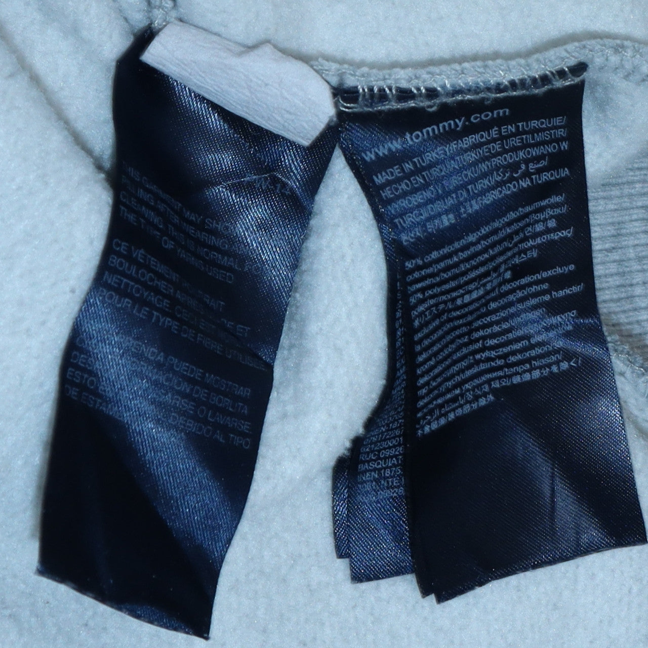 Tommy Hilfiger Men's Grey Crew Neck Cotton Pullover Sweatshirt M