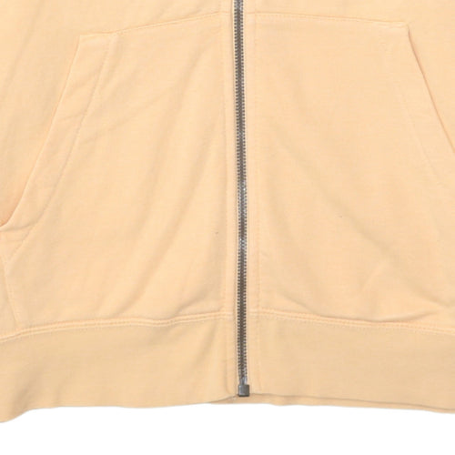 Nike Men's Beige Full Zip Hoodie Size S Fleece Sweatshirt
