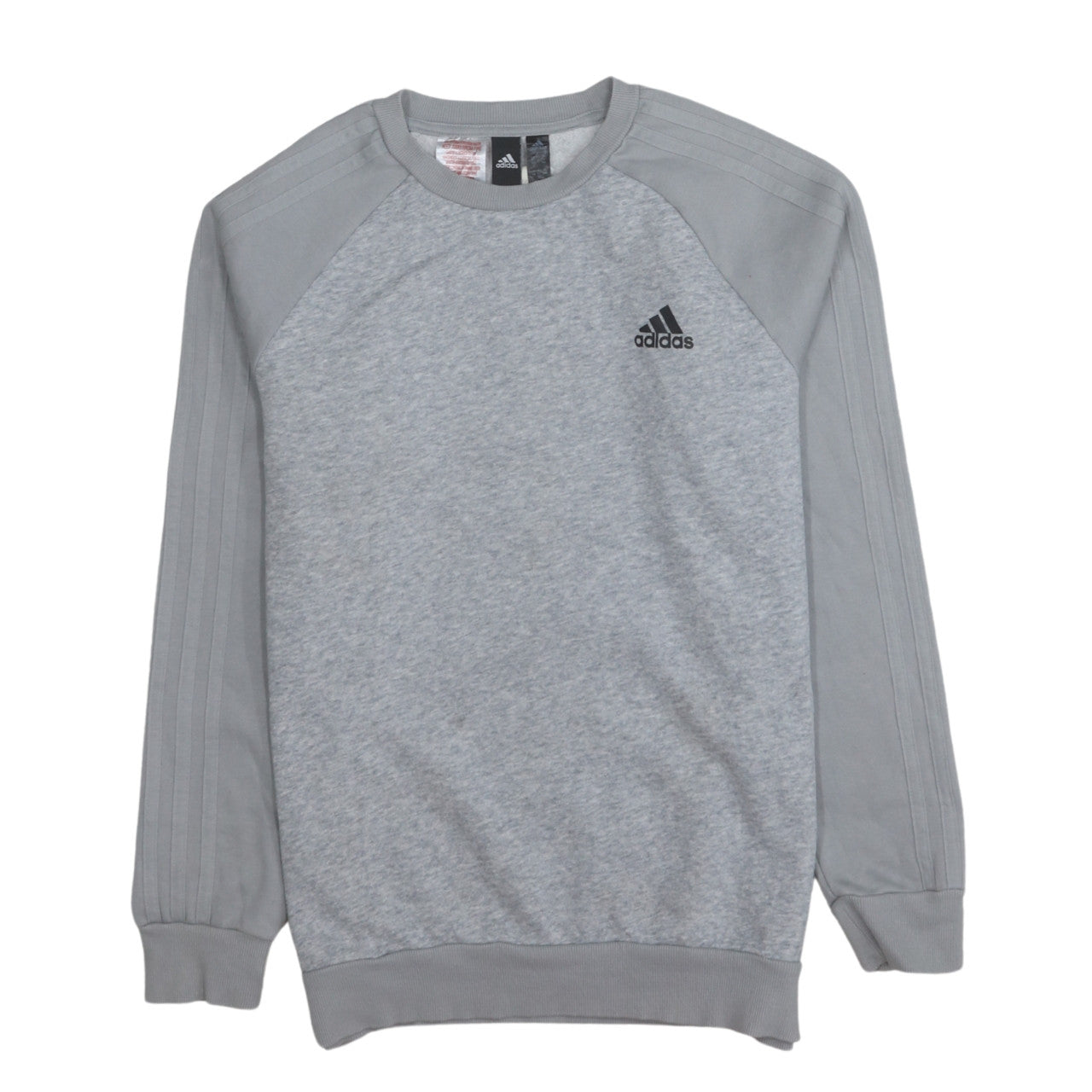 Adidas Boys Grey Pullover Sweatshirt 13-14 Years Crew Neck Fleece Jumper