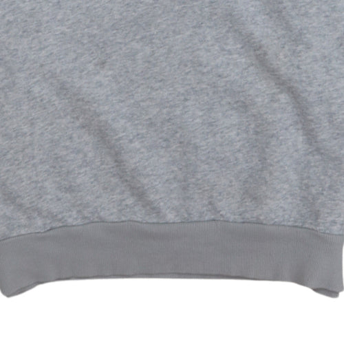 Adidas Boys Grey Pullover Sweatshirt 13-14 Years Crew Neck Fleece Jumper