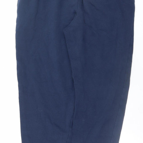 Under Armour Boys Blue XL Jogger Trousers Elastic Waist Fleece Activewear