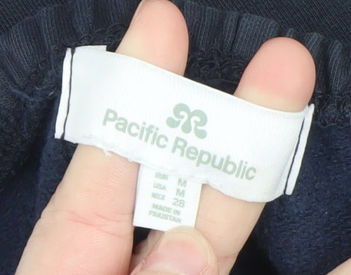 Pacific Republic Men's Navy Blue Medium Jogger Sweatpants