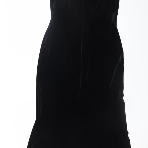 Gina Bacconi Women's Black Velvet Mermaid Dress Size 12