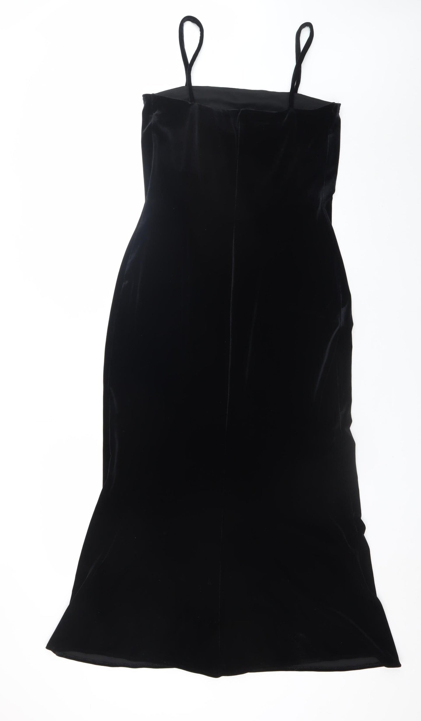 Gina Bacconi Women's Black Velvet Mermaid Dress Size 12