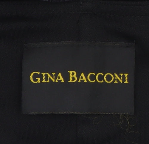 Gina Bacconi Women's Black Velvet Mermaid Dress Size 12