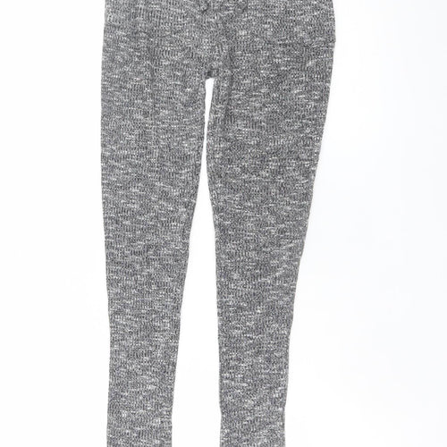 Gymshark Womens Grey XS Jogger Trousers Knit Stretch Comfort Fit