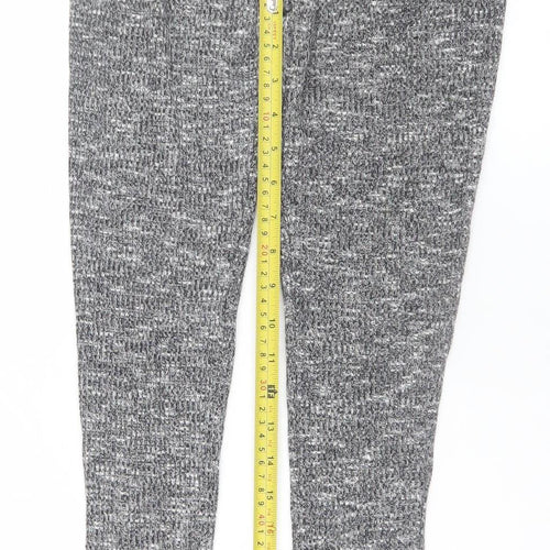 Gymshark Womens Grey XS Jogger Trousers Knit Stretch Comfort Fit