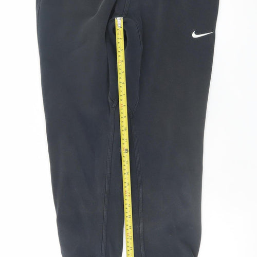 Nike Men's Black M Jogger Sweatpants Elastic Waist Tapered Fit