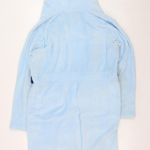 Manchester City Boys Blue Fleece Hooded Robe 13-14 Years