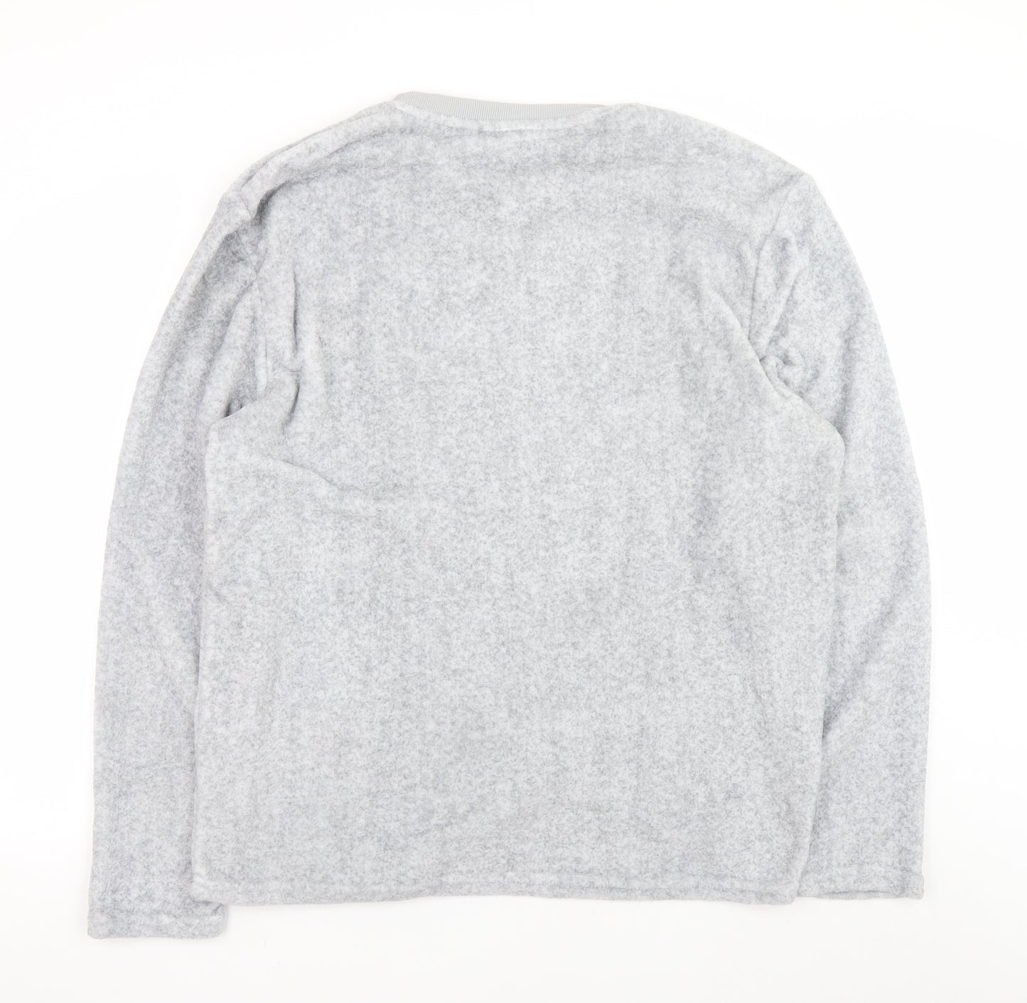 Primark Men’s Grey Marvel Fleece Pyjama Top 2XL Long Sleeve