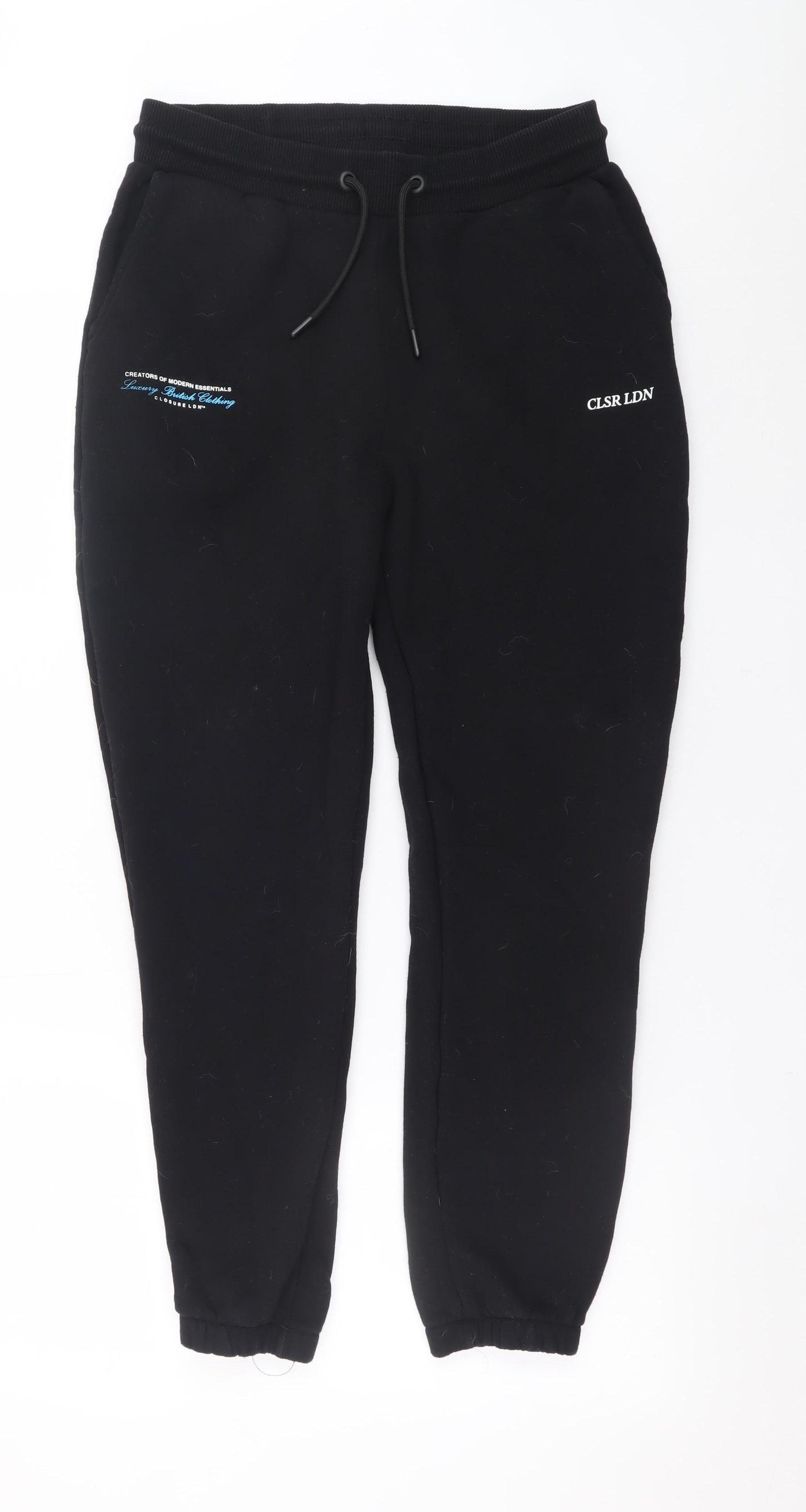 Closure LDN Men's Black Jogger Sweatpants Size S Casual Tapered
