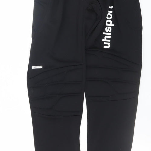 Uhlsport Men's Black M Tapered Sports Training Sweatpants