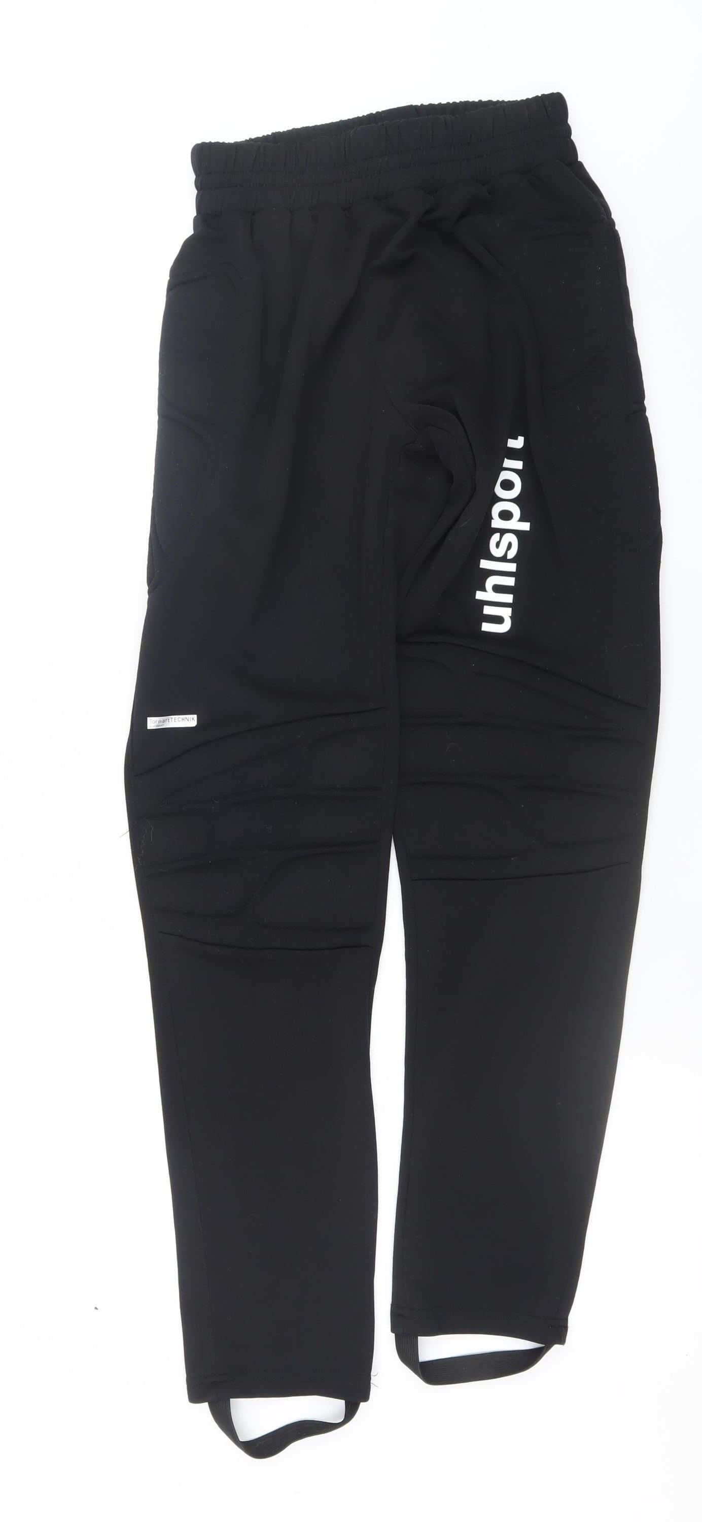 Uhlsport Men's Black M Tapered Sports Training Sweatpants