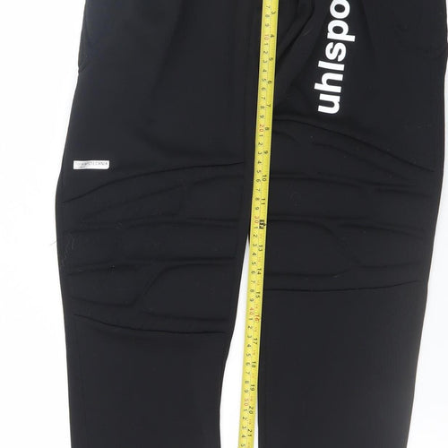 Uhlsport Men's Black M Tapered Sports Training Sweatpants