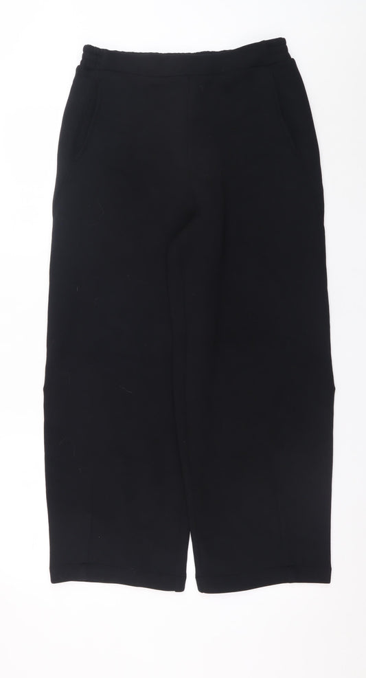 Marks and Spencer Women’s Black Cropped Ponte Trousers Size 10