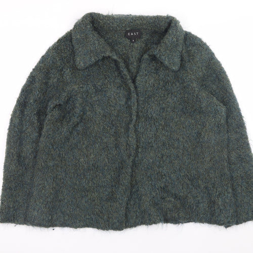 EAST Women’s Green Wool Blend Collared Cardigan XL