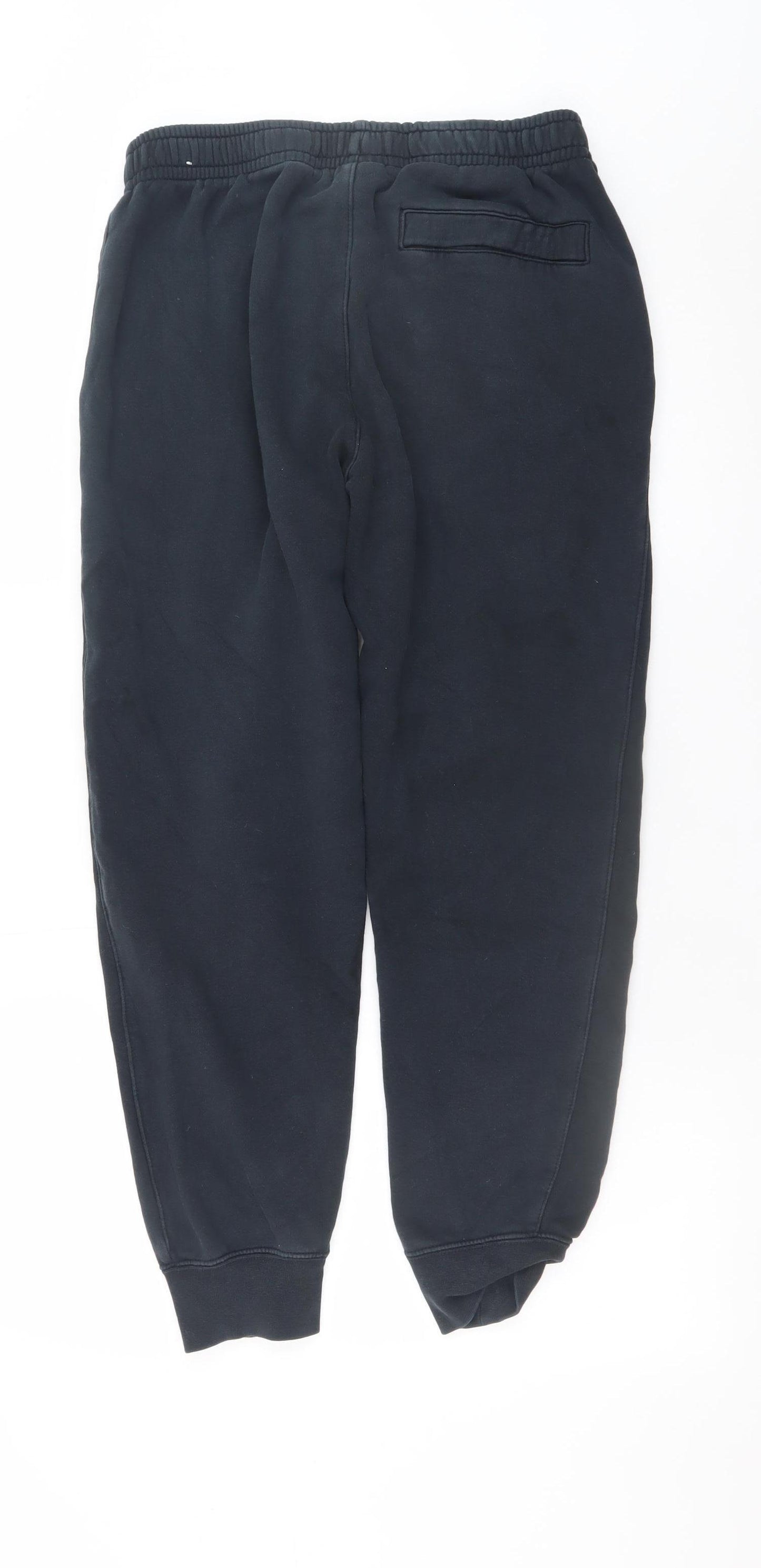 Nike Men's Black Jogger Trousers M Regular Fit Fleece