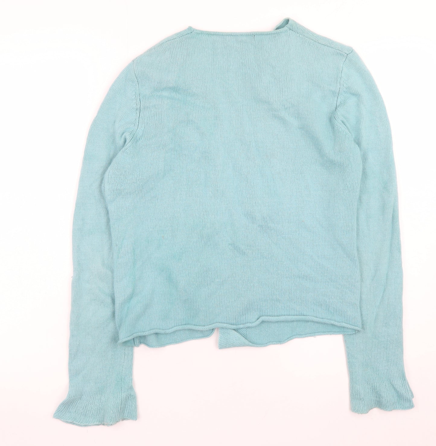 Boden Women's Blue Collared Long Sleeve Knit Cardigan Size M