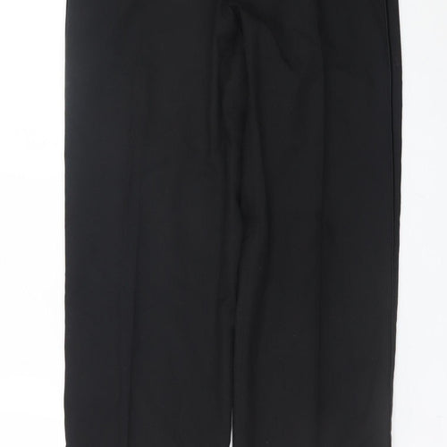 Marks and Spencer Men’s Black Regular Fit Dress Trousers 32W 33L