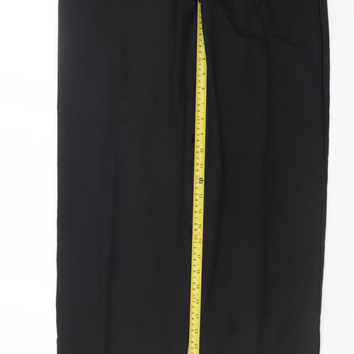 Marks and Spencer Men’s Black Regular Fit Dress Trousers 32W 33L