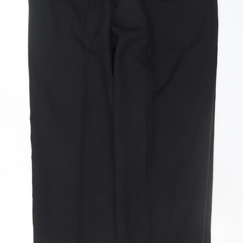 Marks and Spencer Men’s Black Regular Fit Dress Trousers 32W 33L