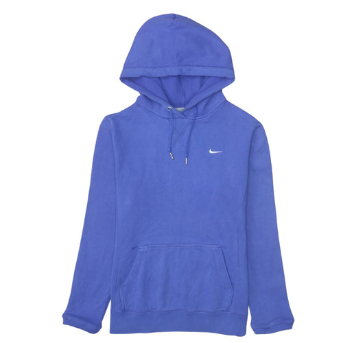 Nike Women's Blue Pullover Hoodie Medium Cotton Athletic Dept