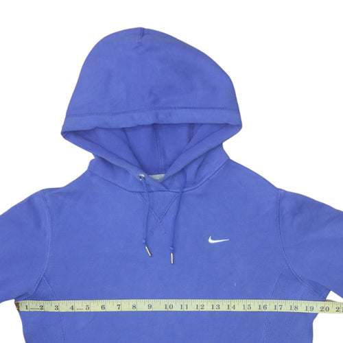 Nike Women's Blue Pullover Hoodie Medium Cotton Athletic Dept