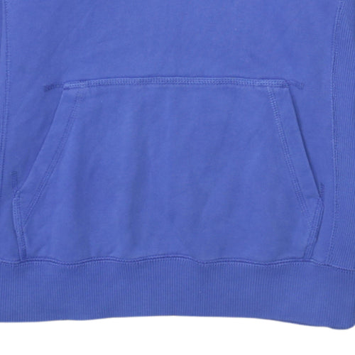 Nike Women's Blue Pullover Hoodie Medium Cotton Athletic Dept