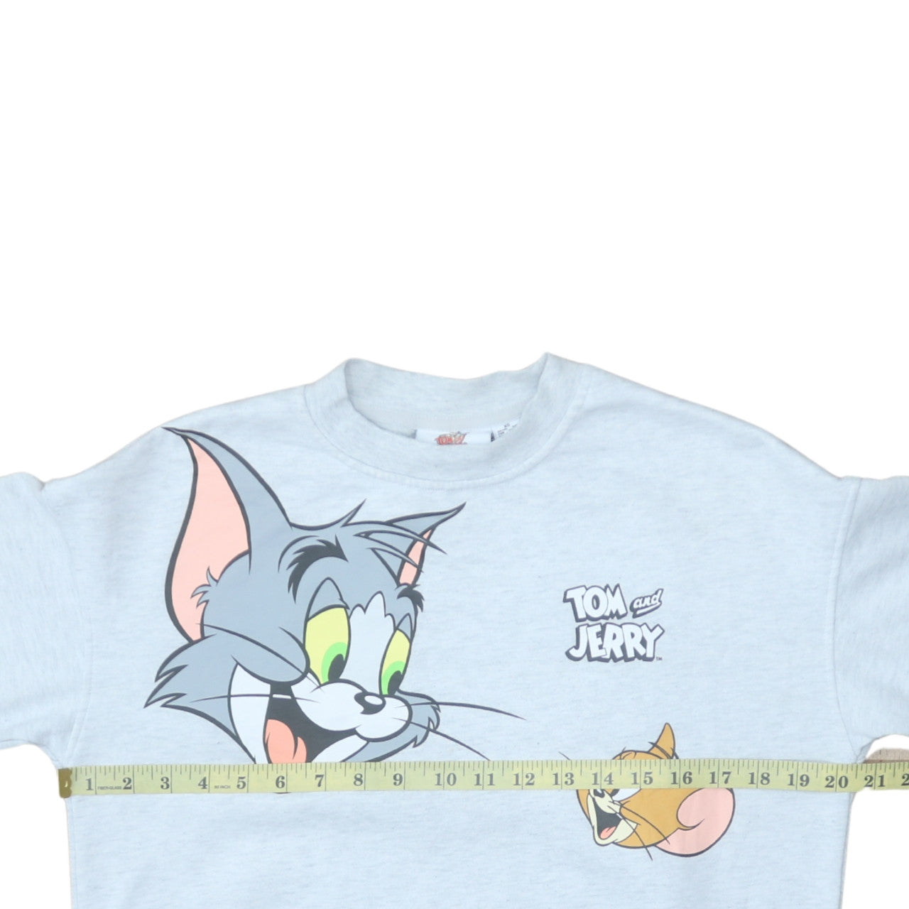 Primark Women’s Light Grey Tom and Jerry XS Pullover Sweatshirt