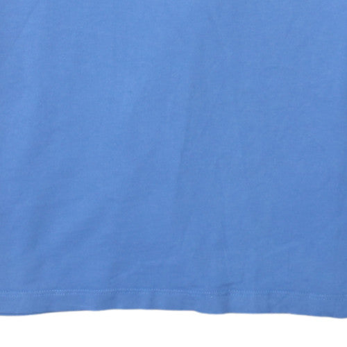 U.S. Polo Assn. Men's Blue Cotton Crew Neck Short Sleeve T-Shirt L