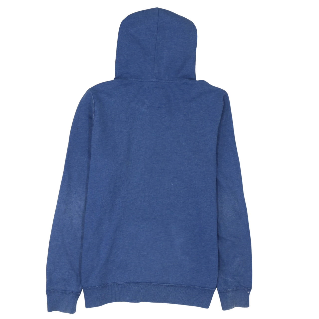 Hollister Men's Blue Pullover Hoodie S Graphic Print Cotton Blend