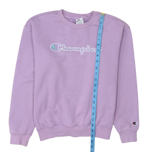 Champion Women’s Purple Crew Neck Pullover Sweatshirt Size M