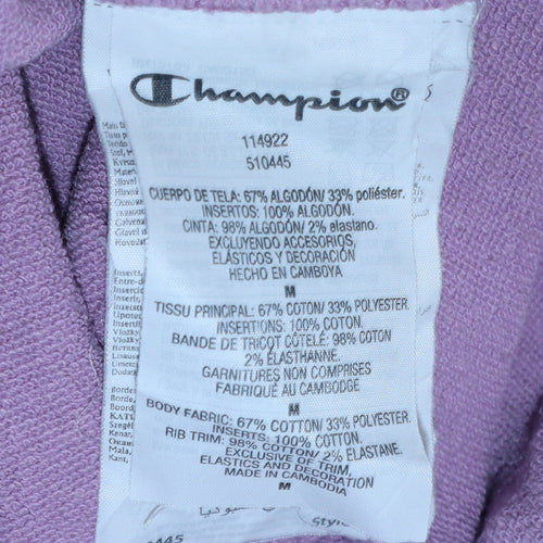 Champion Women’s Purple Crew Neck Pullover Sweatshirt Size M