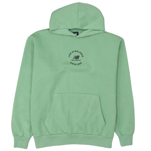 New Balance Men's Green Pullover Hoodie Size M Sports Fleece