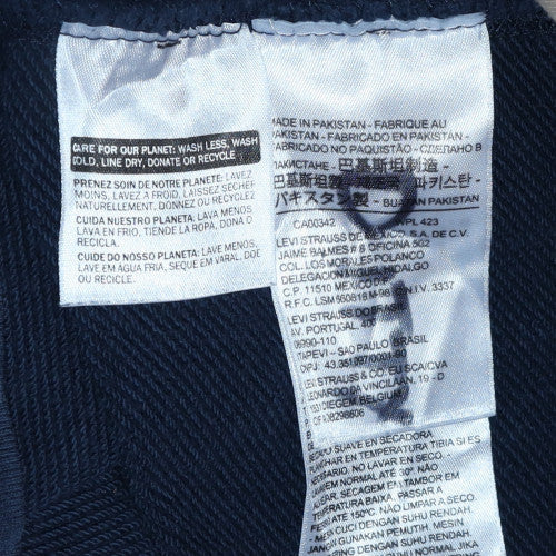 Levi's Men's Blue Logo Crew Neck Sweatshirt Size M Regular Fit