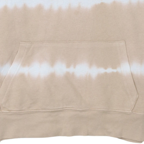 GAP Women Beige Tie-Dye Pullover Hoodie Size M Cotton Blend