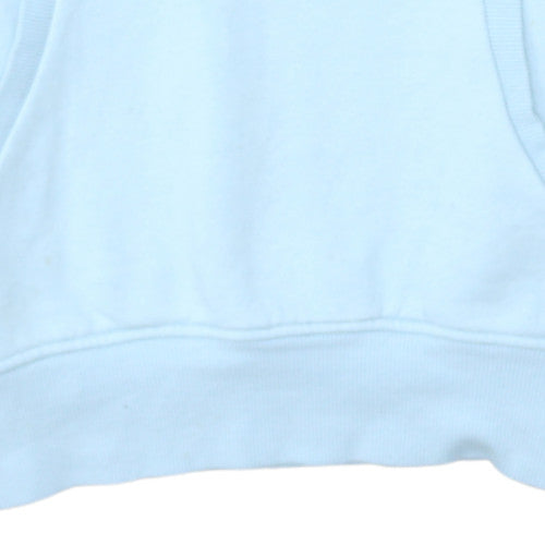 Ellesse Womens Light Blue XS Pullover Hoodie Cotton Blend Casual
