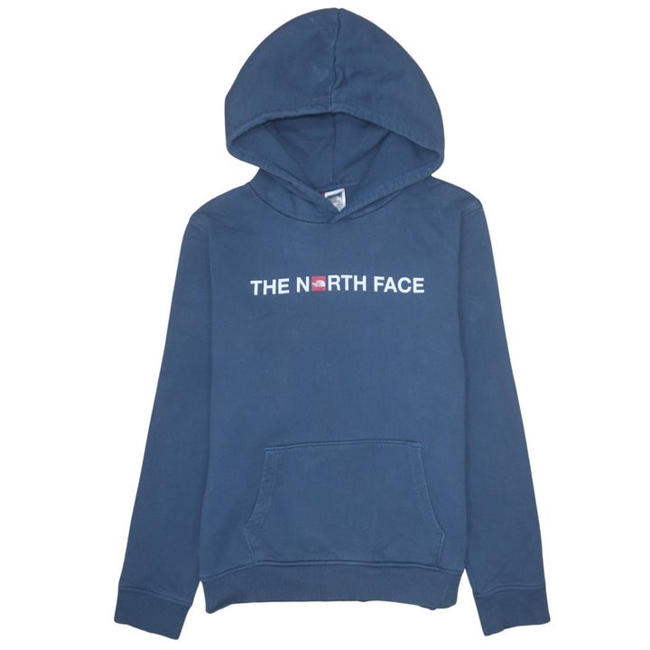 The North Face Boys Blue Pullover Hoodie XL Cotton Fleece Sweatshirt