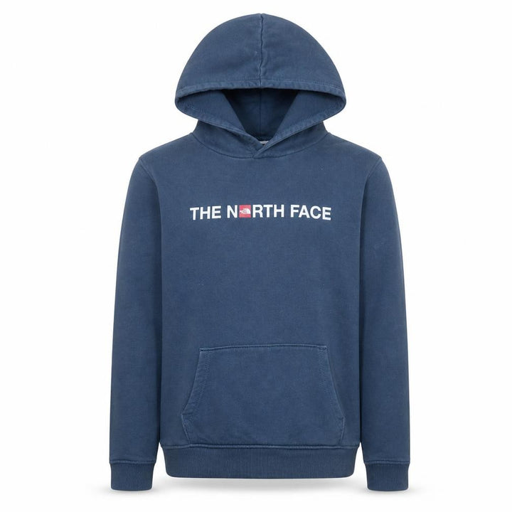 The North Face Boys Blue Pullover Hoodie XL Cotton Fleece Sweatshirt