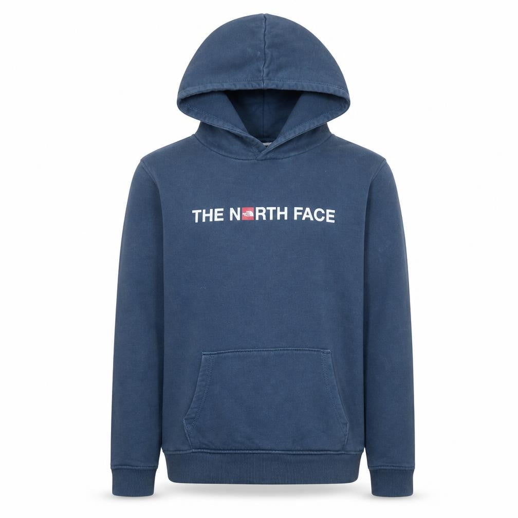 The North Face Boys Blue Pullover Hoodie XL Cotton Fleece Sweatshirt